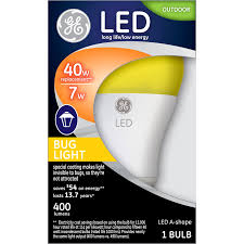 Ge Led 7 Watt A19 Bug Light Bulb 40 Watt Equivalent 1 Count Led Bulbs Meijer Grocery Pharmacy Home More