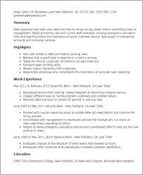 My personal skills are punctuality, purposefulness, discipline, honesty, and desire for development. Lead Teller Resume Example Best Design Tips Myperfectresume