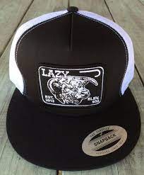 Lazy J Ranch Wear Black White 4 Elevation Cap Ranch Wear J Black Cowboys Cap