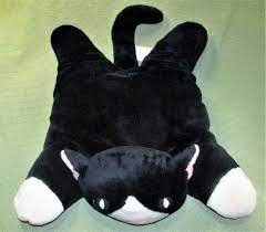 25 Tuxedo Cat Walmart Pillow Buddy Stuffed Animal Kitten Plush Black White Toy Walmart Kitten Stuffed Animals Tuxedo Cat Kitten