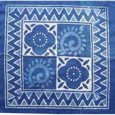 Block printing is a popular printmaking technique that originated in china more than a thousand years ago. Nira Indigo Hand Block Print Design Fabric For Garments Gsm 100 150 Rs 130 Meter Id 3934919291
