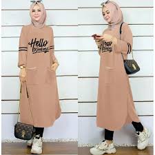 Potongan kebaya tunik dress ini seperti baju kurung yang menggunakan bahan brokat full payet. Harga Tunik Kaos Pakaian Wanita Terbaik Juli 2021 Shopee Indonesia
