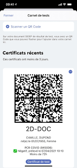 Nécessité de présenter un certificat négatif pcr conforme. Comment L Appli Tousanticovid Va Se Muer En Pass Sanitaire Numerique Le Parisien