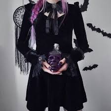 After all, it's all about the refined victorian era. Goth Dark Hollow Out Gothic Dresses Women Harajuku Pleated Grunge Punk Winter Aesthetic Longsleeve Mini Dress Lace Chic Elegant Buy At The Price Of 19 99 In Aliexpress Com Imall Com