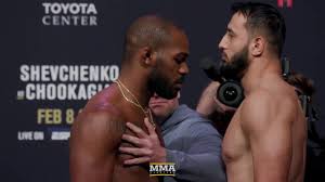 Jones and reyes put on an incredible performance in the main event from houston. Ufc 247 Weigh Ins Jon Jones Vs Dominick Reyes Staredown Mma Fighting Youtube