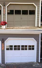 Garage door styles with windows: Adding Grilles To Garage Door Windows Garage Door Design Garage Doors Garage Door Colors