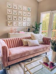 Chic And Modern Blush Pink Living Room Pink Living Room Pink Living Room Decor Living Room Sofa Design