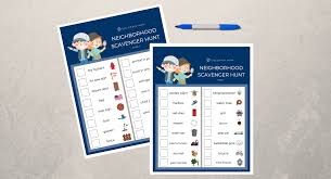It develops creativity to determine what. Free Neighborhood Scavenger Hunt Printables