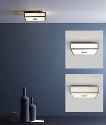 3 x 60w lamp holder: Opal Glass Square Bathroom Ceiling Light In Art Deco Style