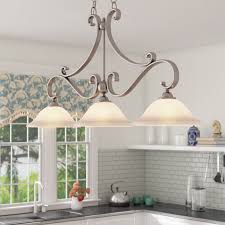 Andover Mills Macalla 3 Light Kitchen Island Linear Pendant Reviews Wayfair