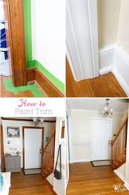 Such A Great Guide On How To Paint Trim It Goes Step By Step On How To Complete This Simple Diy And Make Pretty C Painting Trim Painting Trim White House
