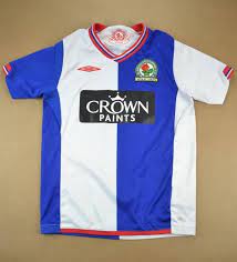 Jermaine jones im trikot der blackburn rovers. 2009 10 Blackburn Rovers Shirt S Boys Football Soccer Championship Blackburn Rovers Classic Shirts Com