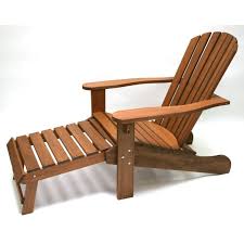 Outdoor Interiors Adirondack Chair With Built In Ottoman Used Outdoor Furniture Adirondack Chair Adirondack Chairs For Sale
