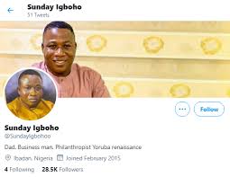 Controversial activist, sunday igboho lambasts the general overseer of the redeemed christian church of god, rccg, pastor enoch adeboye following the loss of. Sunday Igboho Disowns Twitter Facebook Accounts Latestreport