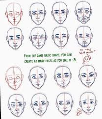 And now i am going to explain how i i then draw a horizontal contour along the surface of the three dimentional egg shape. 19 Anime Face Shapes Tutorial Anime Face Shapes Drawing Face Shapes Different Eye Shapes Drawing