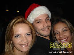 Roberta Ayres e os Djs Ronaldo Gasparian e Ale Possik no Natal do Ásia 70  no dia 24/12/2005