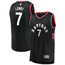 He was the 24th overall pick in the 2006 nba draft selected by the memphis grizzlies. Men S Fanatics Branded Kyle Lowry Black Toronto Raptors Fast Break Replica Player Jersey Statement Edition