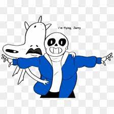 I M Flying Jerry Jerry X Sans Undertale Hd Png Download 1280x953 672264 Pngfind
