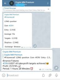 Using trading signals is a popular method for making a return trading crypto. Free Crypto Trading Signal On Twitter We Shared Crv Long Call In Our Telegram Channel 25 97 Profit Join Our Free Telegram Channel And Grab All Quick Profit Signals Hurry Up