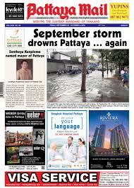 Pattaya Mail - FRIDAY SEPTERBER 28 - OCTOBER 4, 2018 (Vol. XXVI No. 39) by  Pattaya Mail Media Group - Issuu