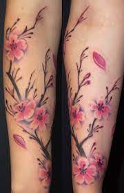 Cherry Blossom Tree Tattoo Designs And Meanings Cherry Blossom Tree Tattoo Ideas And Pictures Tatuaggi Idee Per Tatuaggi Tatuaggi Floreali