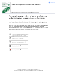 Find leong ong's contact information, age, background check, white pages, divorce records, email, criminal records, photos & relatives. Pdf The Complementary Effect Of Lean Manufacturing And Digitalisation On Operational Performance