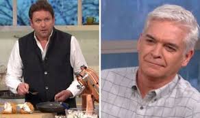 To make date walnut cake, combine the coffee powder and 1 tbsp of hot water in a small bowl, mix well and keep aside. Phillip Schofield And Holly Willoughby Anger Itv Viewers So Rude To James Martin Tv Radio Showbiz Tv Express Co Uk