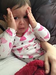 Lucy lu lu's dirty face from eating some spaghetti for dinner lol 😆