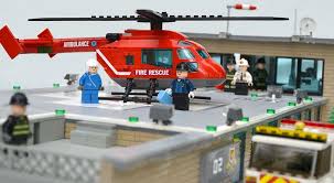 Firestation2c Lego City Fire Truck Lego Fire Lego City Helicopter
