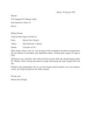 Rekomendasi contoh surat pengunduran diri agar terlihat lebih profesional dan formal. Contoh Surat Resign Yang Baik Dan Benar Serta Resmi Free Download
