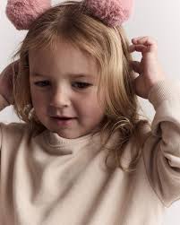 Toddler Girl Furry Pom Pom Headband