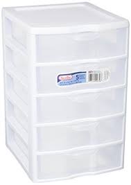 Sterilite 2075 5 Drawer Storage Unit 8 1 2 X 7 1 4 X 11 Https Www Amazon Com Dp B009ymvx1a Ref Cm S Desktop Storage 5 Drawer Storage Drawer Storage Unit