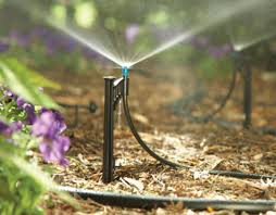 So, first you'll need to build a manifold system near a main water faucet for the valves. Watering Irrigation The Home Depot