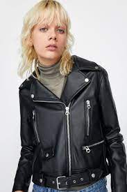 Image 2 Of Faux Leather Jacket With Zips From Zara Giacca Giacche In Ecopelle Pelle