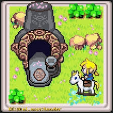 600 x 600 png 5kb. Legend Of Zelda Breath Of The Wild Inspired Pixel Art Link Approaches A Shrine Botw El Espriteador