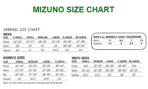 Mizuno Size Conversion Www Irishpostoffices Org