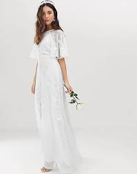 Maybe you would like to learn more about one of these? Asos Edition Mia Brautkleid Mit Stickerei Und Flatterarmeln Asos