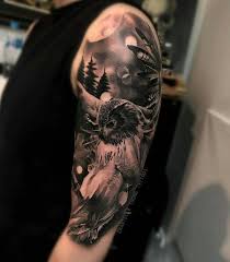 Best Shoulder Tattoos For Men And Women Shoulder Tattoo Ideas Realistic Owl Tattoo Owl Tattoo Owl Tattoo Sleeve