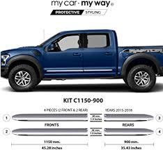 About 0% of these are other exterior accessories. Amazon Com My Car My Way Chrome Body Side Molding Cover Trim Door Protector Fits Ford Raptor 5 5 Box Supercrew 2015 2016 2017 2018 F 150 Automotive