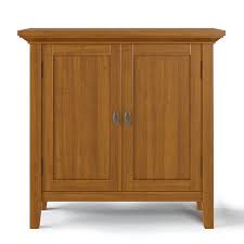 It has one fixed and two adjustable. Best Buy Simpli Home Redmond Solid Wood 32 Inch Wide Rustic Low Storage Cabinet In Light Golden Brown Axcred14 Lgb