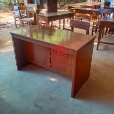 Daftar harga meja dan kursi cafe. Meja Kursi Kantor Kursi Guru 1 Set Shopee Indonesia