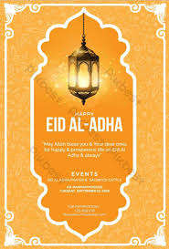 In commemoration of this intervention, animals are sacrificed ri. Happy Eid Al Adha Poster Design Psd Free Download Pikbest