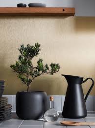 6 Idees Faciles Pour Relooker Une Credence Cuisine Doree Credence Cuisine Ikea Inspiration Ikea