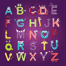 Alphabet Font Monster Character Fun Kids Funny Color Full Letters Abc Design Vector Illustration Stock Vector Illustration Of Letter Monster 70171487
