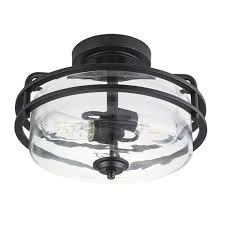 One or two over the kitchen island illuminates your snack station. Flush Mount Ceiling Light