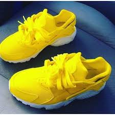 Adults Lemon Zest Nike Air Huarache Lemon Huarache Nike Huarache 185 Liked On Polyvore Featuring Shoes Olive Sneaker Shoes Sneakers Nike Air Huarache