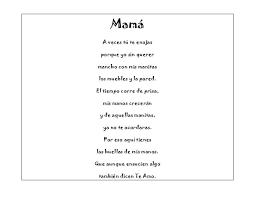 Mama Huellas De Mis Manitas Spanish Mothers Day Poems Mothers Day Poems Spanish Mothers Day