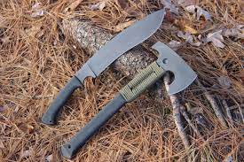 Field Bushes Cool Knives Tomahawk Axe Sword Blades