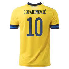 Zlatan Ibrahimovic Sweden Euro 20 21 Home Jersey By Adidas World Soccer Shop Ibrahimovic World Soccer Shop Soccer Shirts