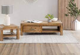 Reclaimed timber, resin table, timber and epoxy, coffee table, hardwood Pewter Silverwood Coffee Table Amart Furniture